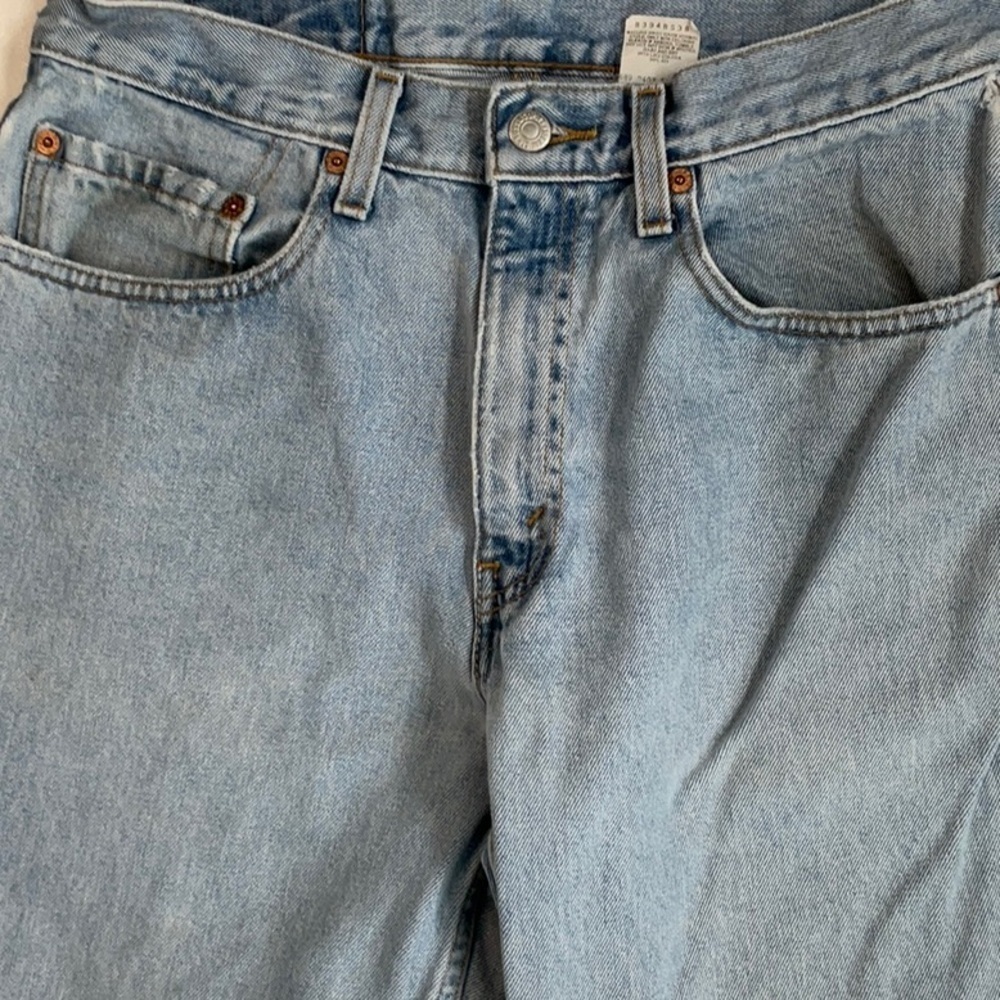 Levi’s 550 Relaxed Fit Men's Light Blue Jeans - Picture 4 of 9